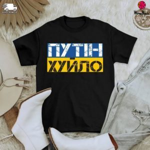 Anti Putin ,Putin Is A Dickhead Ukrainian,Stand With Ukraine 2022 T-Shirt