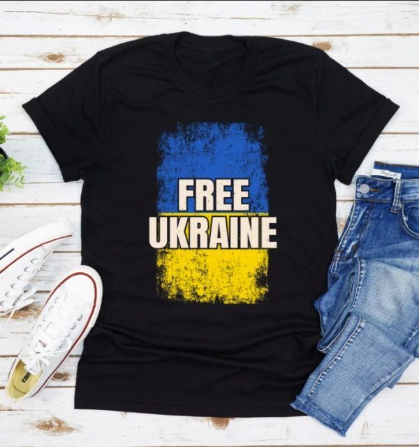 Free Ukraine, I Stand With Ukraine, Support Ukraine Tee Shirts