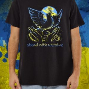 Ukraine Freedom and Peace Dove, Stand With Ukraine, Free For Unkraine Tee Shirts
