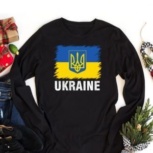 Stand With Ukraine ,Support Ukraine, I Stand With Ukraine Ukrainian American Flag Tee Shirts