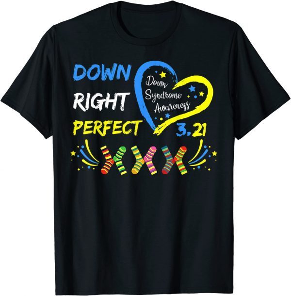 Funny World Down Syndrome Day Awareness Socks 21 March TShirt