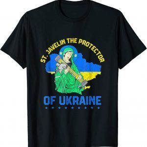 Saint Javelin Protector Of Ukraine Support Unisex TShirt