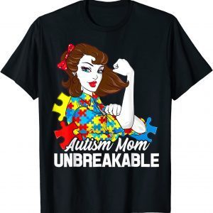 Classic Autism Mom Unbreakable, Autism Awareness Tee Shirts
