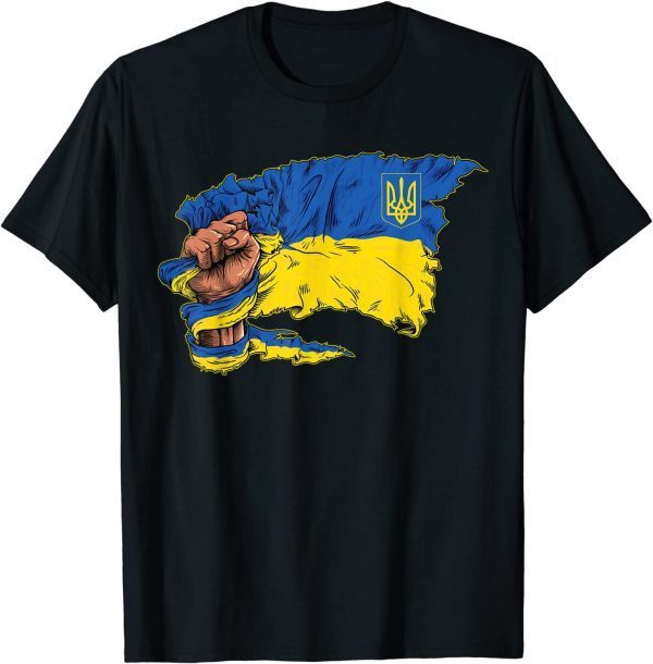 Vintage Ukraine Ukrainian Flag Pride Ukraine Flag Symbol Official TShirt