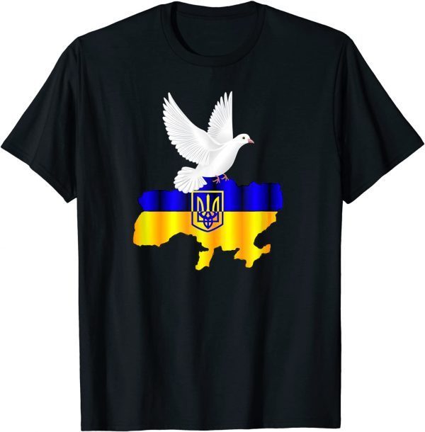 Stop War, Ukraine with Peace Yes to Peace TShirt