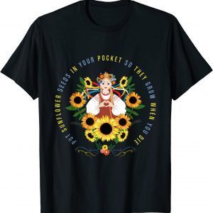 Official I Stand With Ukraine Sunflower Support Ukraine Strong T-Shirt