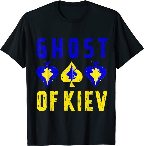 Ghost of Kyiv Stand With Ukraine Lover Hero Of Kiev Vintage Tee Shirts