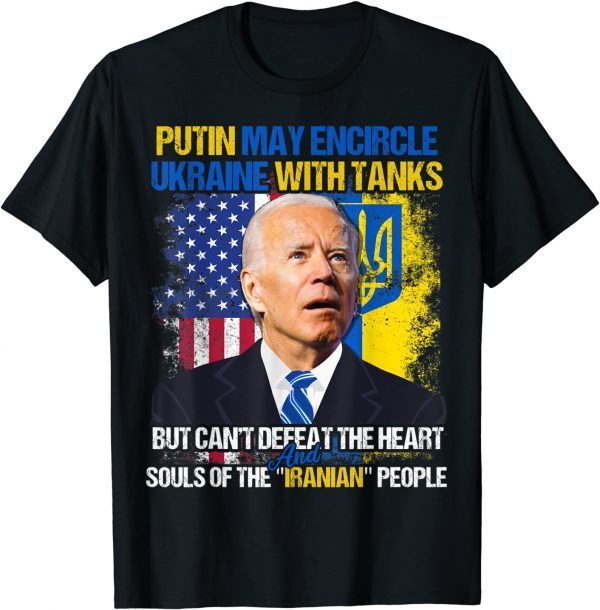 Support Ukraine Anti Biden America Ukrainian Flag Ukraine T-Shirt