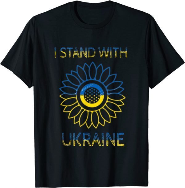 2022 Ukraine Flag Sunflower, Ukrainian Support Lover Shirt