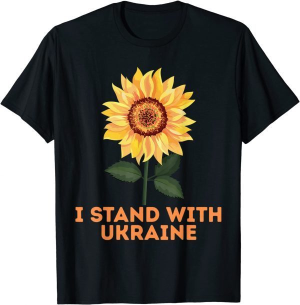 I Stand With Ukraine Sunflower Support For Ukraine Men Free Ukraine, Ukraine Shirts