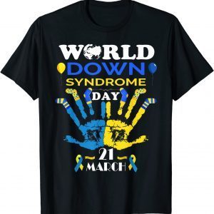 World Down Syndrome Day Awareness Socks and Support 21 March Classic T-Shirt