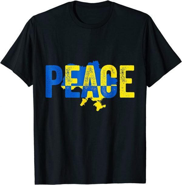 T-Shirt Ukrainian Flag Heartbeat Ukraine Country Pride Ukraine Flag