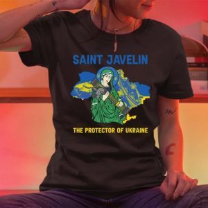 Official Saint Javelin The Protector Of Ukraine, Stand With Ukaine T-Shirt