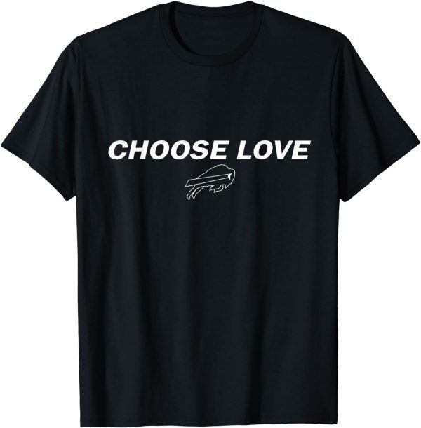 Stop Hate End Racism Choose Love Choose Love Buffalo Tee Shirt