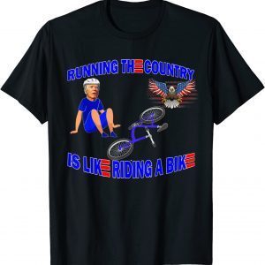Biden Falls Off Bike Joe Biden Falling Off His Bicycle Biden Limited Shirt