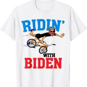 Joe Biden Bike falls Biden falling Ridin With Biden Classic Shirt