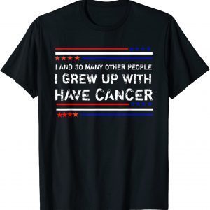 Joe Biden Has Cancer Tee Biden Has Cancer US Flag Vintage T-Shirt