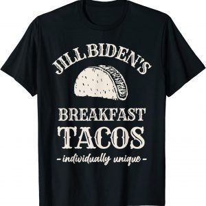 Jill Biden Breakfast Taco Anti Biden Vintage TShirt