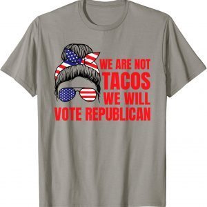 T-Shirt We Are Not Tacos jill Biden