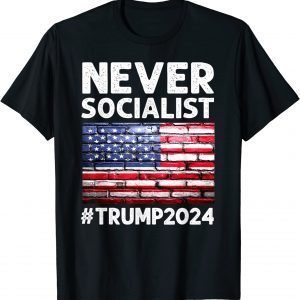 Donald Trump 2024 President Election Republican USA flag T-Shirt