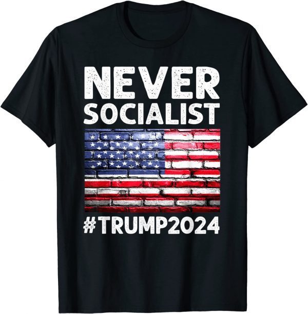 Donald Trump 2024 President Election Republican USA flag T-Shirt