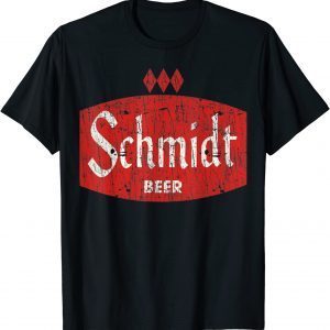 Official Schmidt Beer Retro Defunct Brewing T-Shirt