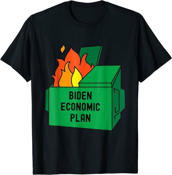 2022 Biden Economic Plan Dumpster Fire Unisex T-Shirt
