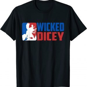Wicked Dicey, Baseball Logo Style T-Shirt