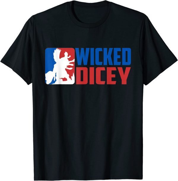 Wicked Dicey, Baseball Logo Style T-Shirt