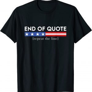 Joe Biden Confused End Of Quote Repeat The Line Classic Shirt
