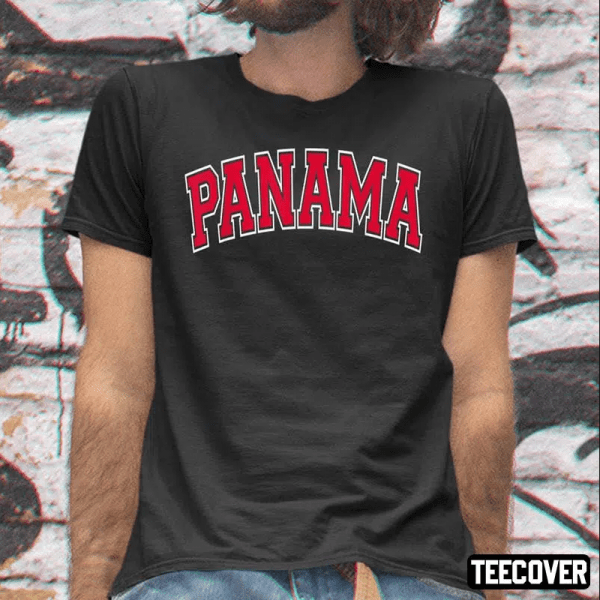 Official Panama Varsity Style T-Shirt