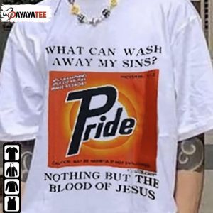 What Can Wash Away My Sins Nothing But The Blood Of Jesus Official Shirts