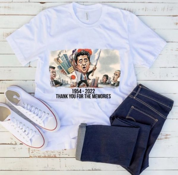 Shinzo Abe Thanks For The Memories Tee Shirt