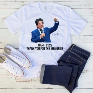 Thank You For The Memories Shinzo Abe 1954-2022 Tee Shirt