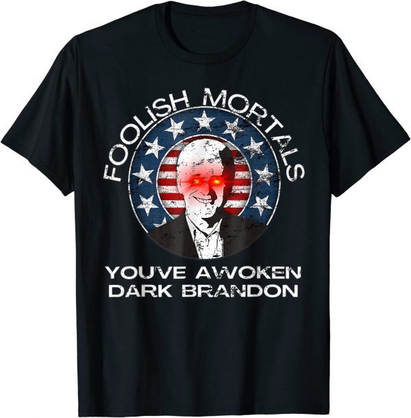 Dark Brandon Rising Saving America Funny Liberal Pro Biden T-Shirt