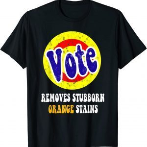 T-Shirt Vote Removes Stubborn Orange Stains