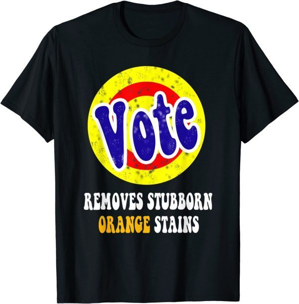 T-Shirt Vote Removes Stubborn Orange Stains