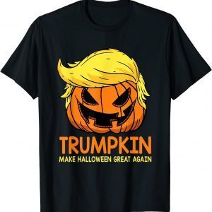 Donald Trump Halloween Costume Trumpkin Pumpkin Funny T-Shirt