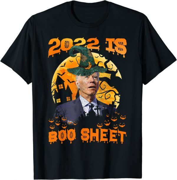 Biden Confused Halloween 2022 Is Boo Sheet Unisex T-Shirt