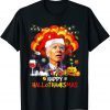 Joe Biden Happy Hallothanksmas Merry Halloween 2022 T-Shirt