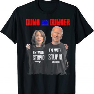 Dumb And Dumber Haris and Biden Vote For Trump 2024 Funny T-Shirt
