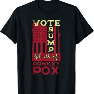 Classic Constitution Vote Trump 2024 Get Rid Of Want Donkey Pox T-Shirt