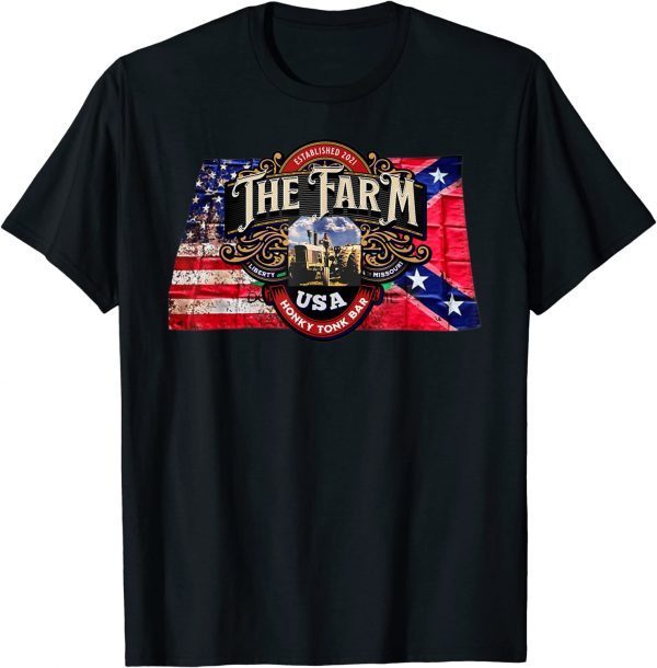 The Farm Liberty Missouri USA Live Music Bar Honky Tonk Official T-Shirt