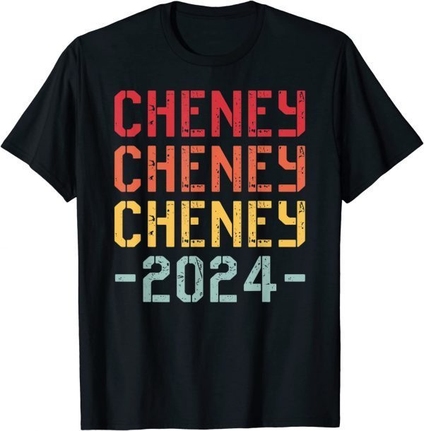 Cheney 2024 ,Liz Cheney for President 2024 Retro T-Shirt