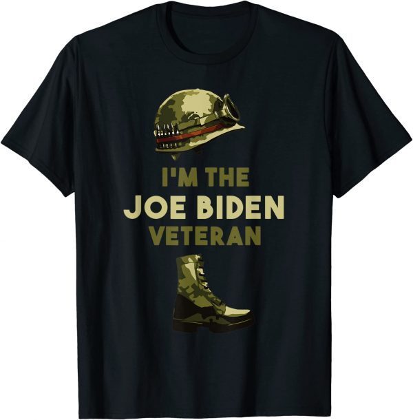 Vintage Patriot Soldier, I'm The Joe Biden Veteran T-Shirt