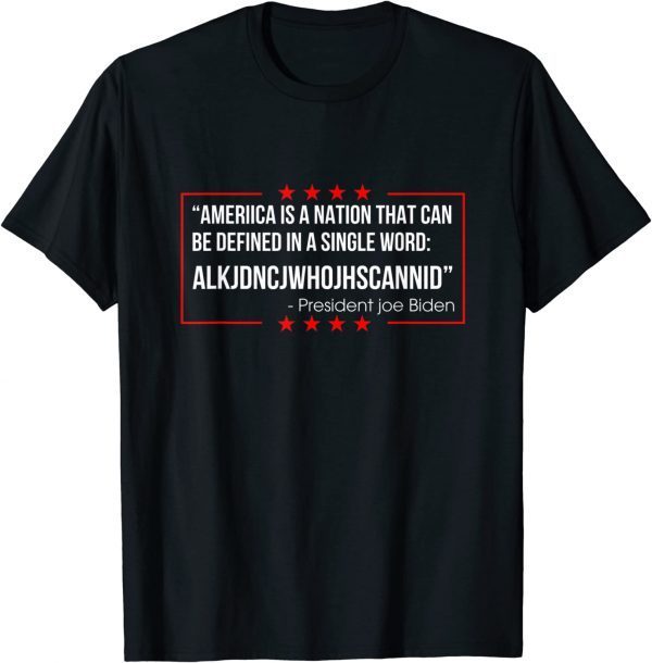 America Is A Nation That Can Be Defined In Single Word Biden T-Shirt