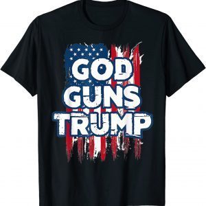 God Guns And Trump 2nd Amendment Trump 45 Official T-Shirt
