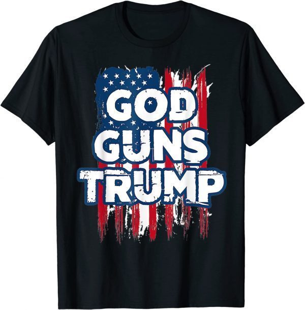 God Guns And Trump 2nd Amendment Trump 45 Official T-Shirt