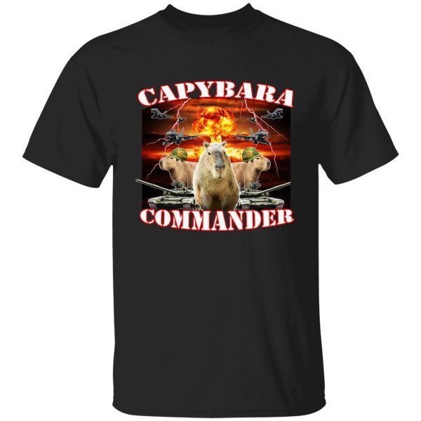 Capybara commander classic shirt
