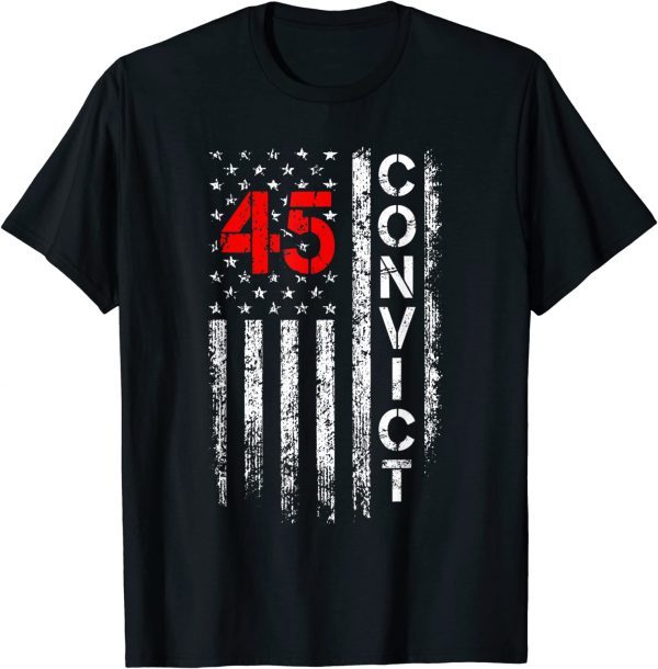 Convict 45 No One Man or Woman Is Above The Law Anti Trump Funny T-Shirt